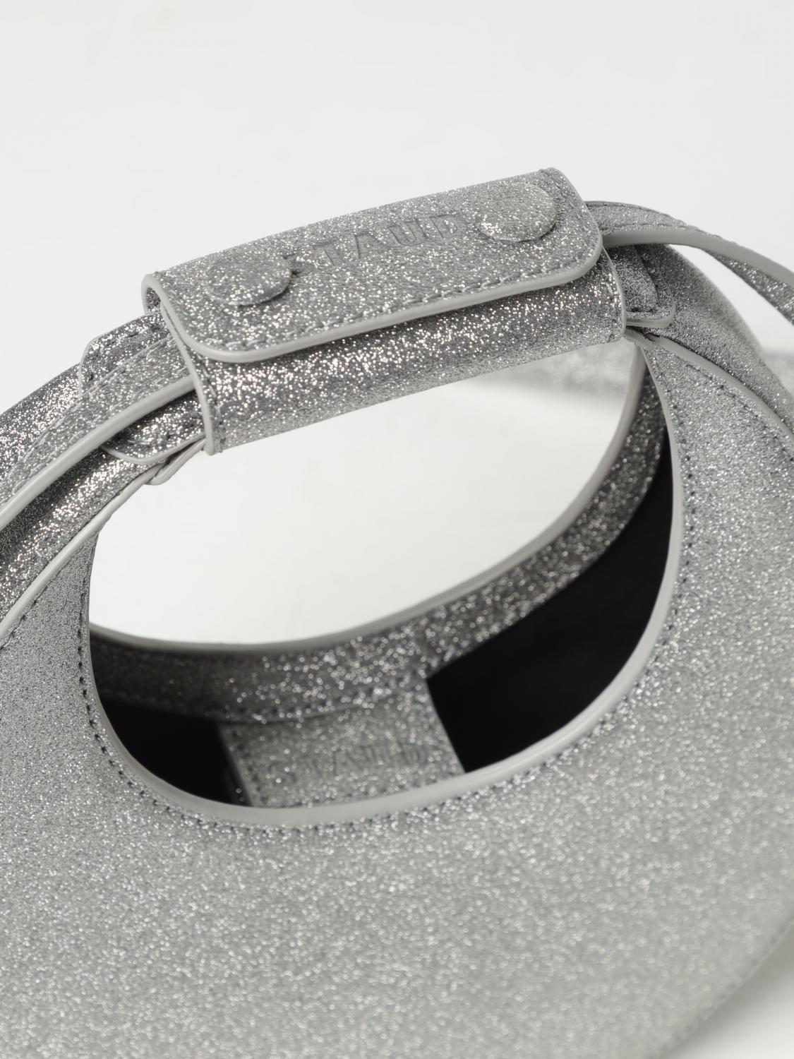 STAUD MINI BAG: Shoulder bag woman Staud, Silver - Img 3