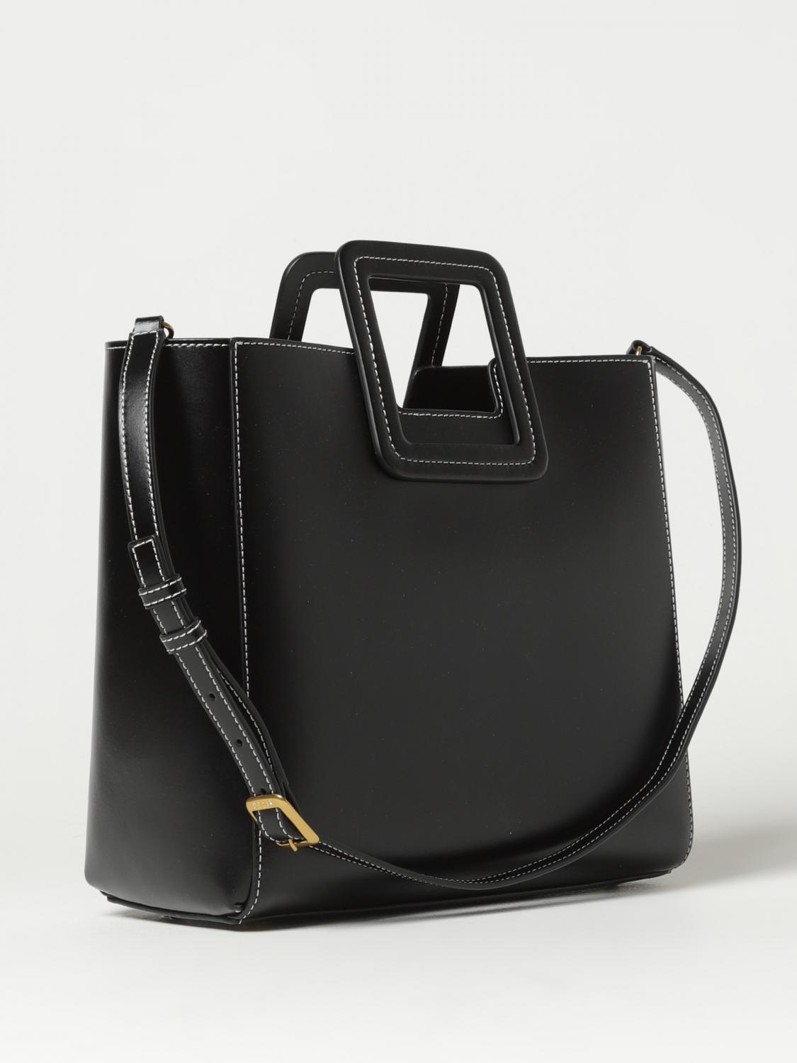 STAUD BORSA A MANO: Borsa Shirley Staud in pelle , Nero - Img 2