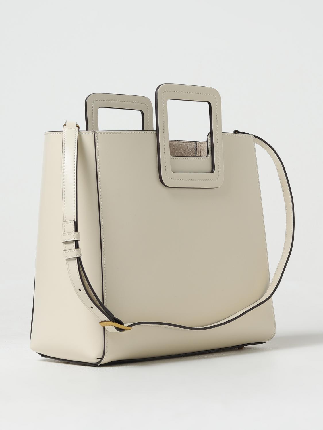 STAUD BORSA A MANO: Borsa Shirley Staud in pelle , Crema - Img 2