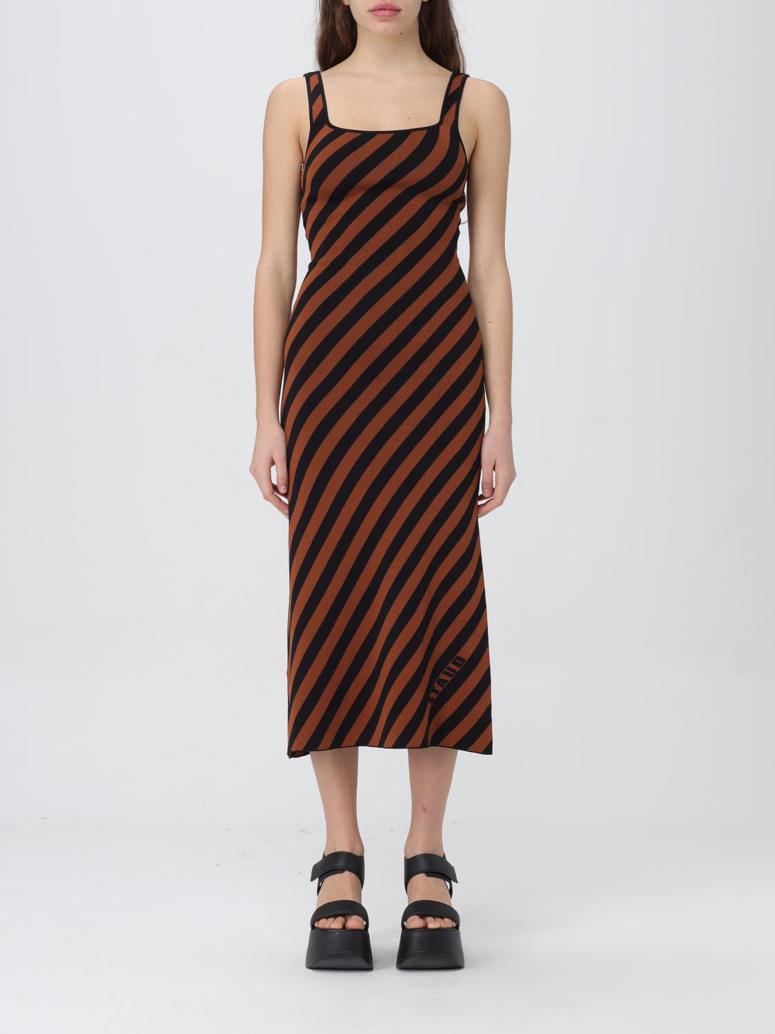 Staud Dress woman - Brown | 3682979/A | GIGLIO.COM