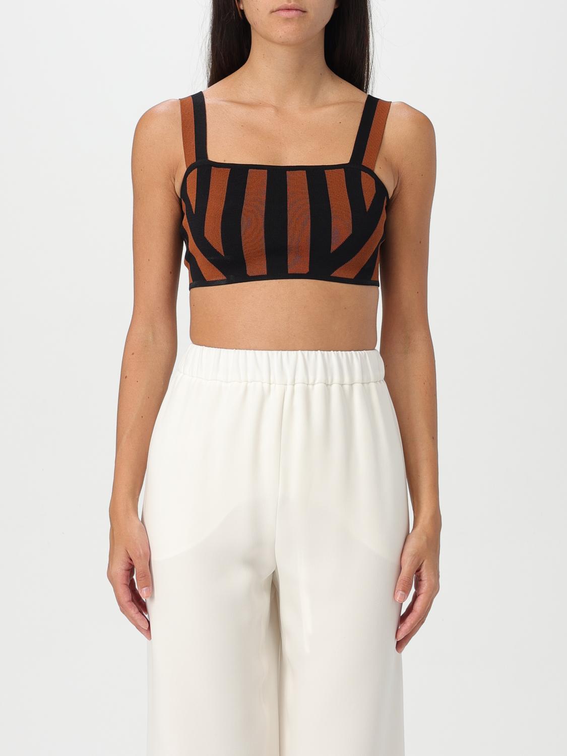 STAUD TOP: Top damen Staud, Braun - Img 1