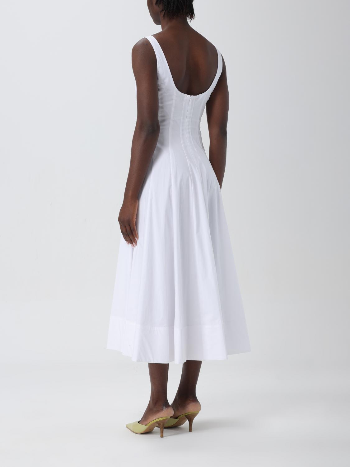STAUD ROBE: Robes femme Staud, Blanc - Img 2