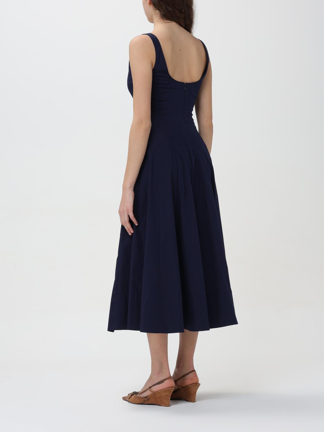 STAUD VESTIDO: Vestido mujer Staud, Azul Oscuro - Img 2