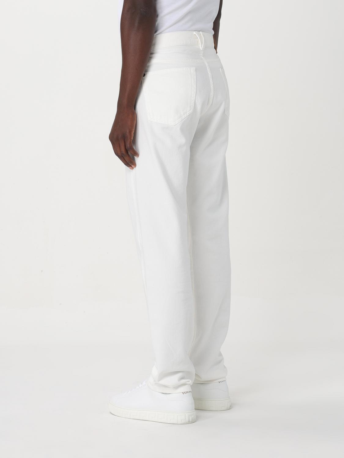 VERSACE JEANS: Jeans men Versace, White - Img 3