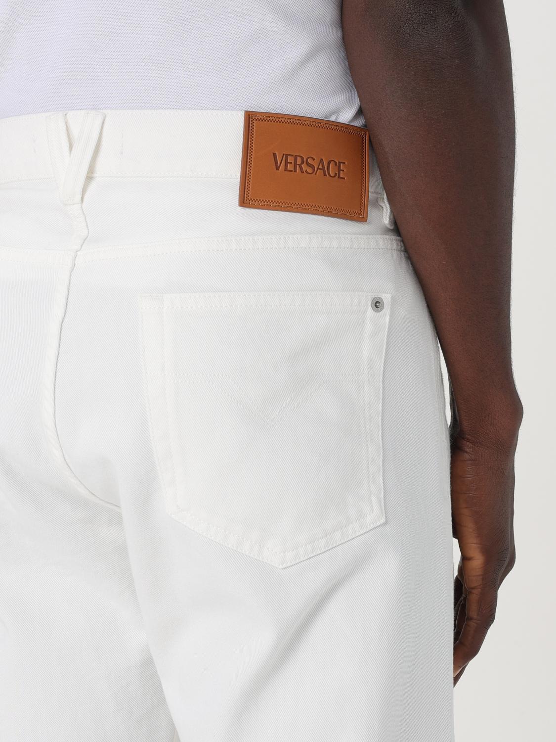 VERSACE JEANS: Jeans men Versace, White - Img 5