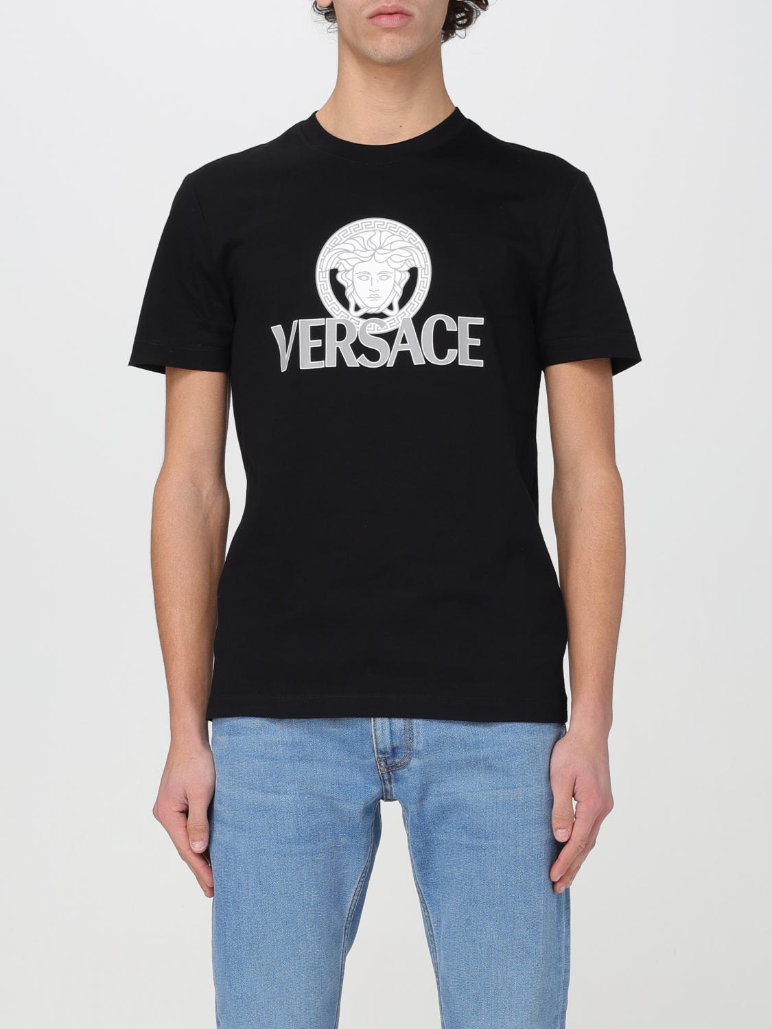 VERSACE T-SHIRT: T-shirt men Versace, Black - Img 1