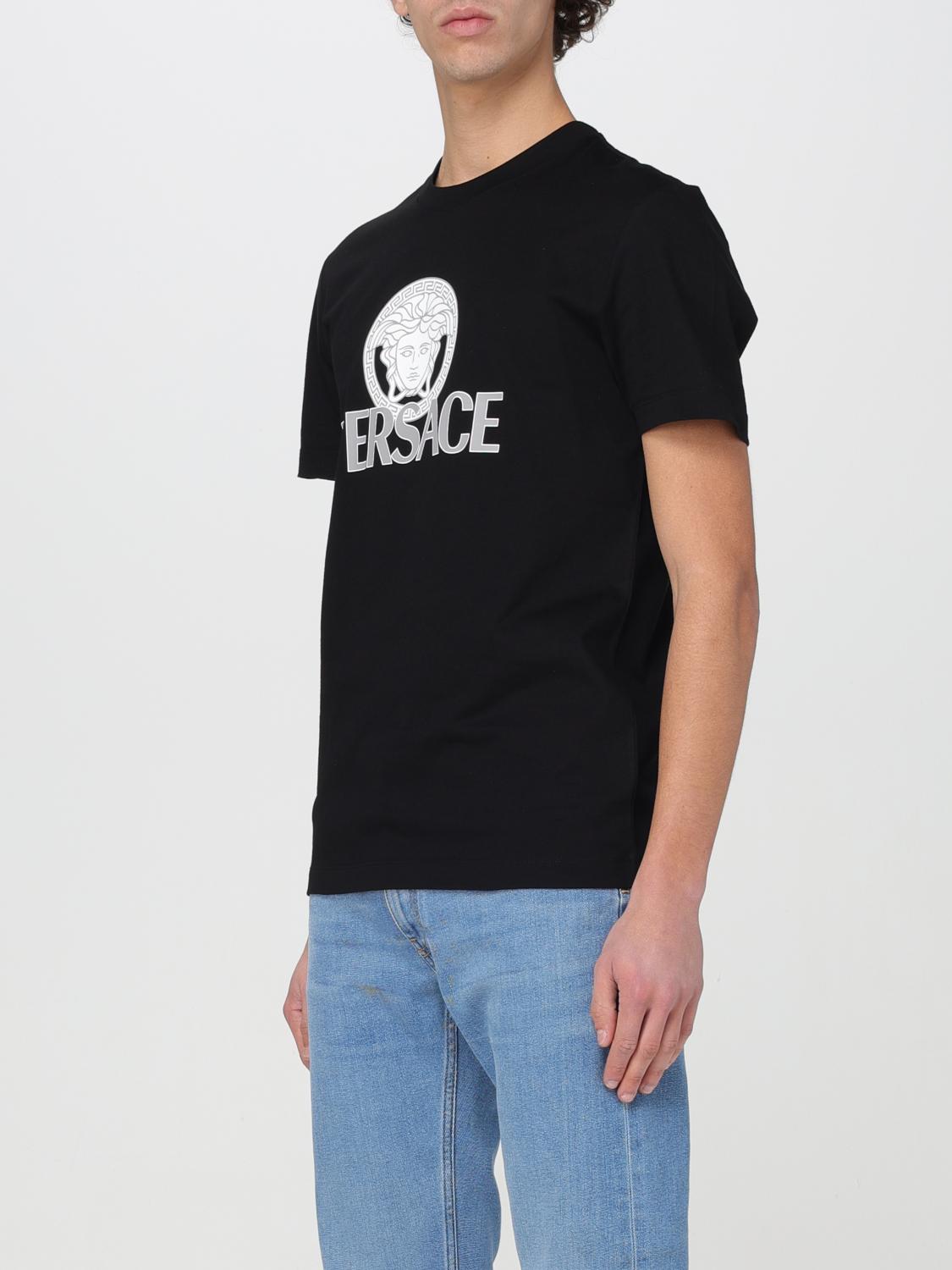 VERSACE T-SHIRT: T-shirt men Versace, Black - Img 4