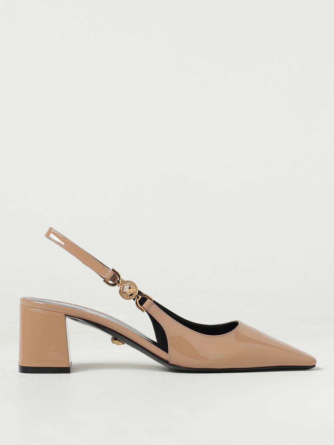 VERSACE ABSATZSCHUHE: Schuhe damen Versace, Nude - Img 1