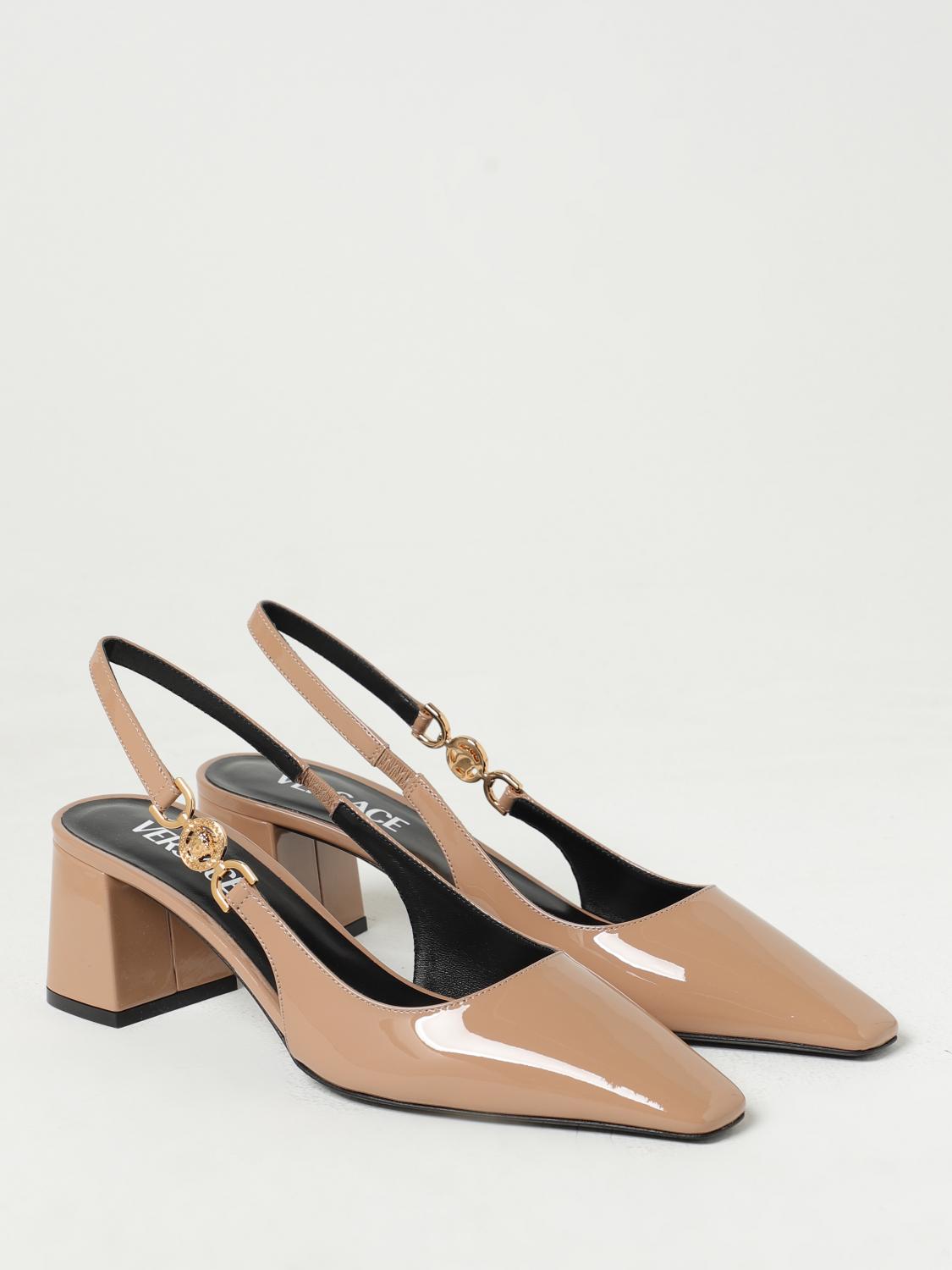 VERSACE ABSATZSCHUHE: Schuhe damen Versace, Nude - Img 2