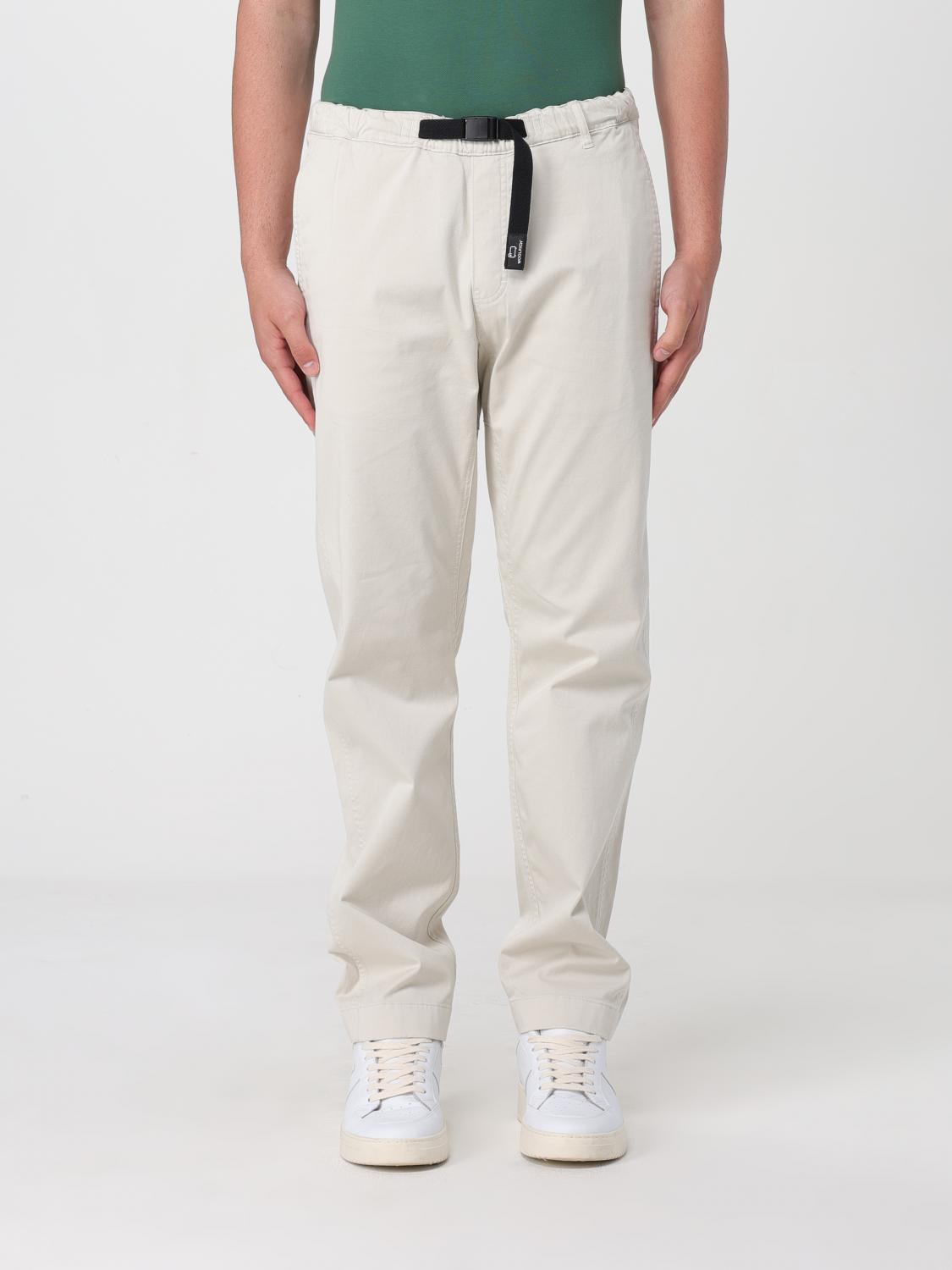 WOOLRICH: Short men - Yellow Cream | Woolrich pants CFWOTR0151MRUT3343 ...
