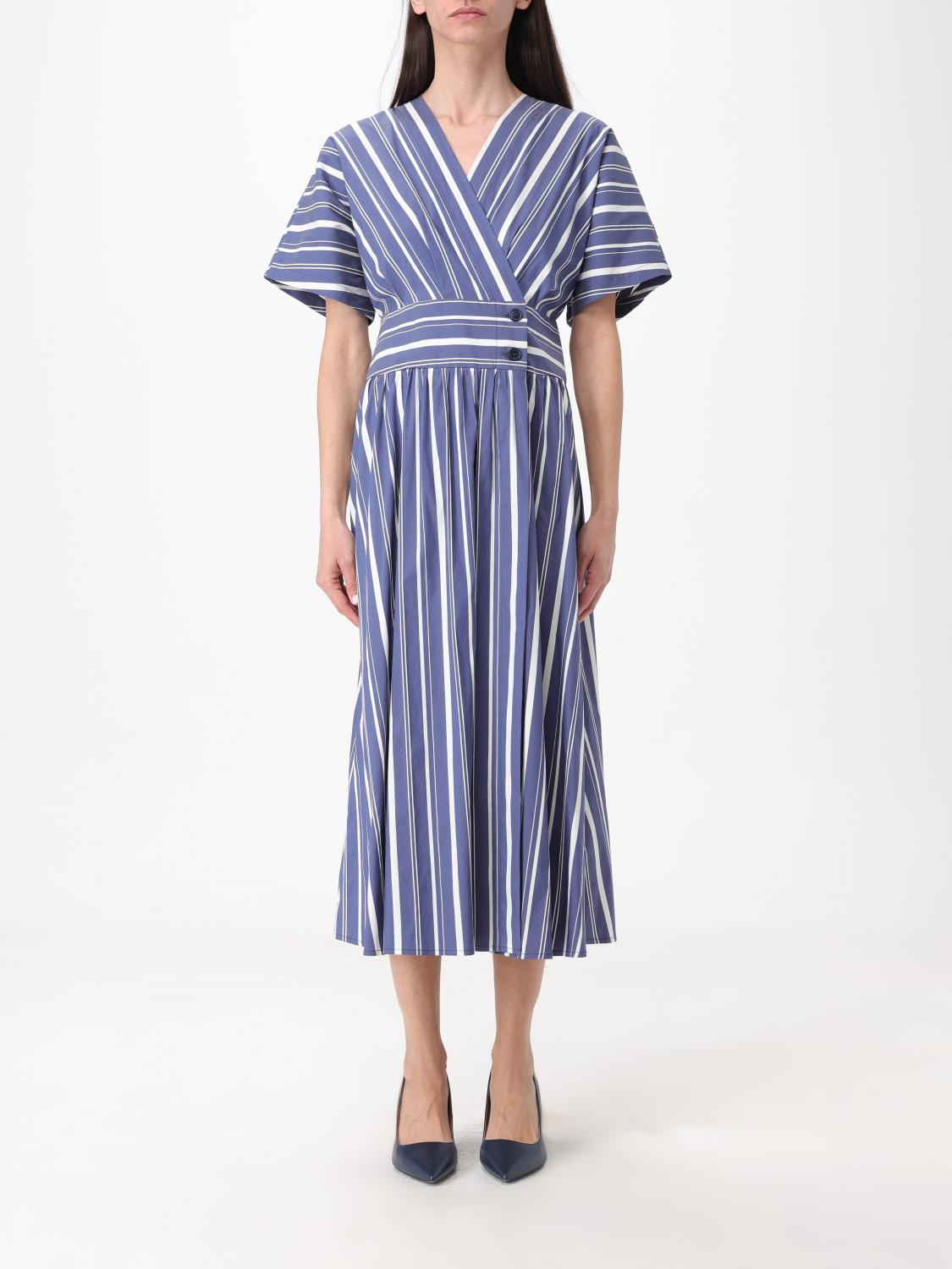 WOOLRICH VESTIDO: Vestido mujer Woolrich, Azul Oscuro - Img 1