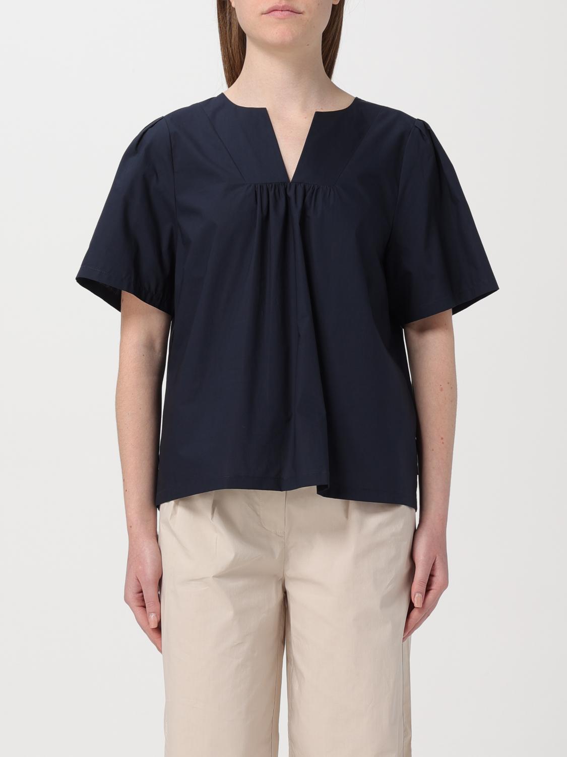 WOOLRICH TOP: Top mujer Woolrich, Azul Oscuro - Img 1