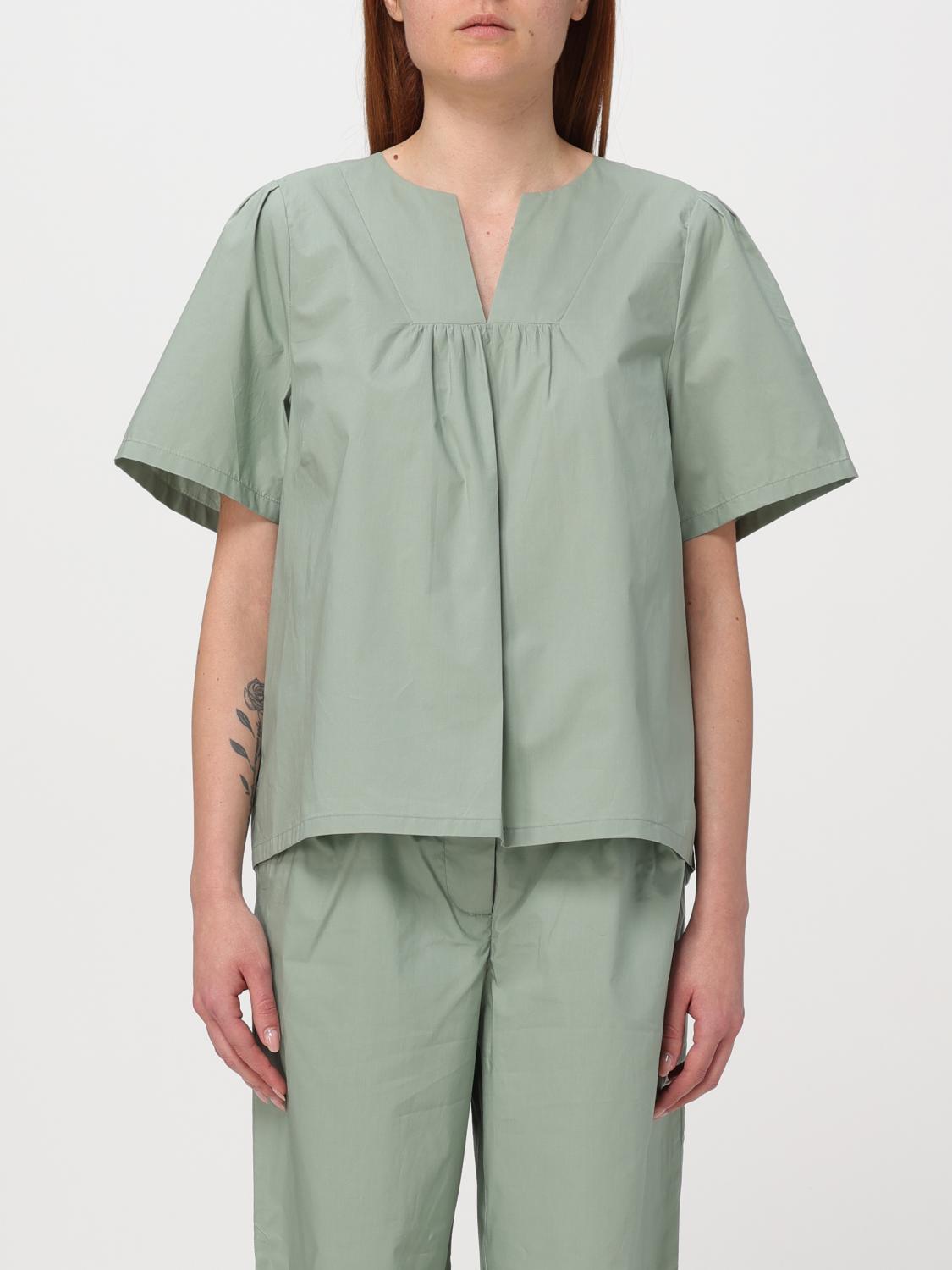 WOOLRICH TOP: Top mujer Woolrich, Verde Salvia - Img 1