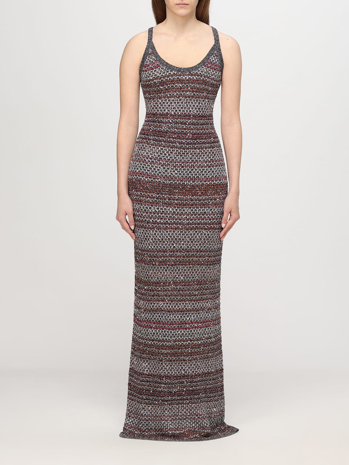 Robe M Missoni - Taille 40 - Laine Mérinos & Mohair - Couleurs Mélangées - Occasion Très Bon état