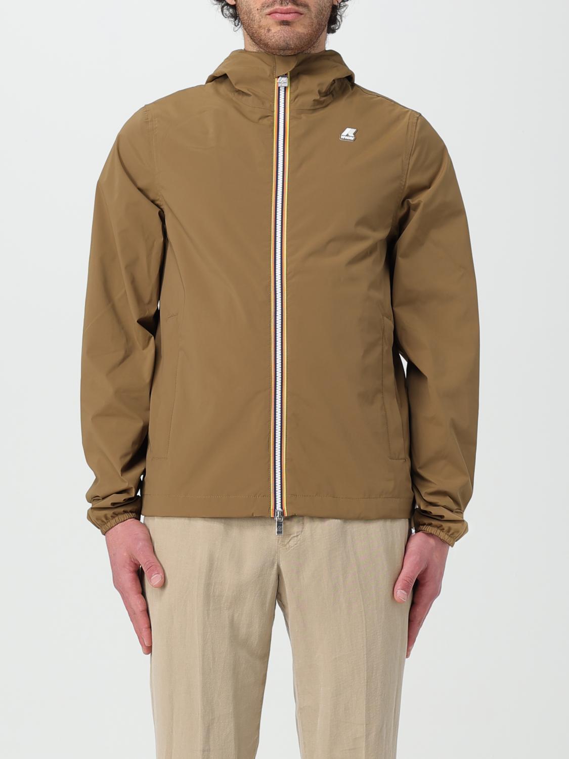 K-WAY JACKET: Jacket men K-way, Brown - Img 1
