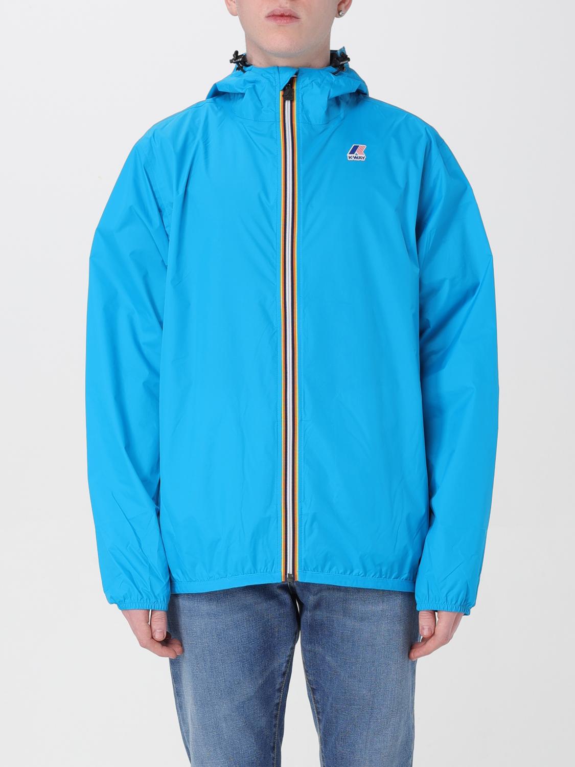 K-WAY JACKET: Jacket men K-way, Turquoise - Img 1