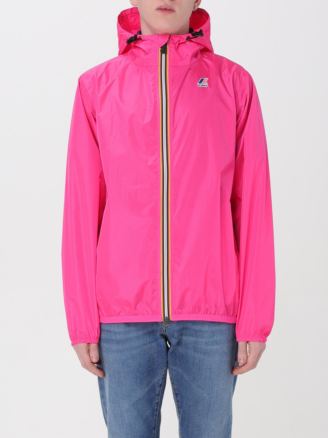 K-WAY JACKET: Jacket men K-way, Pink - Img 1