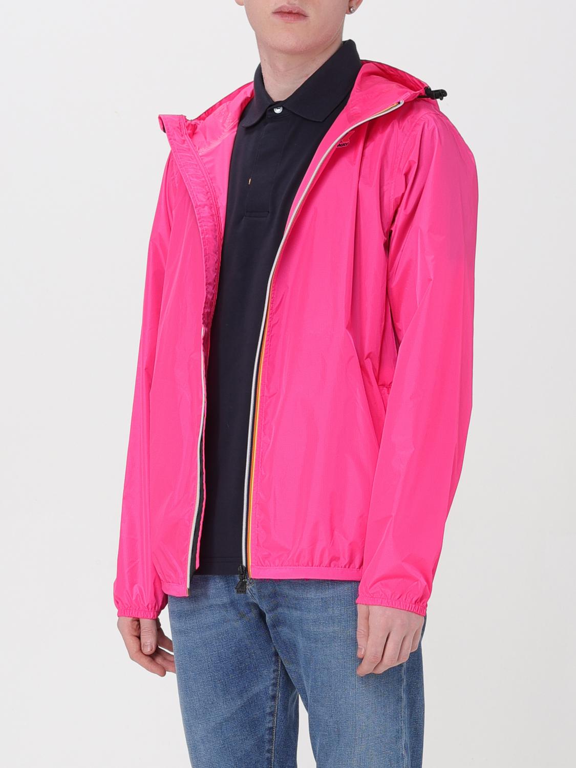K-WAY JACKET: Jacket men K-way, Pink - Img 3