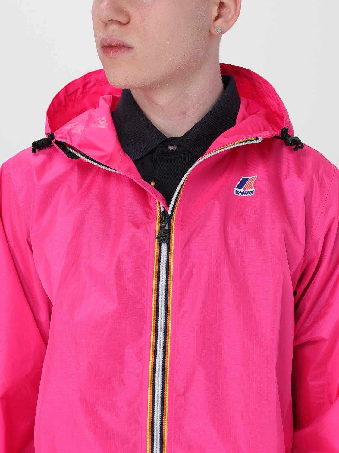 K-WAY JACKET: Jacket men K-way, Pink - Img 4