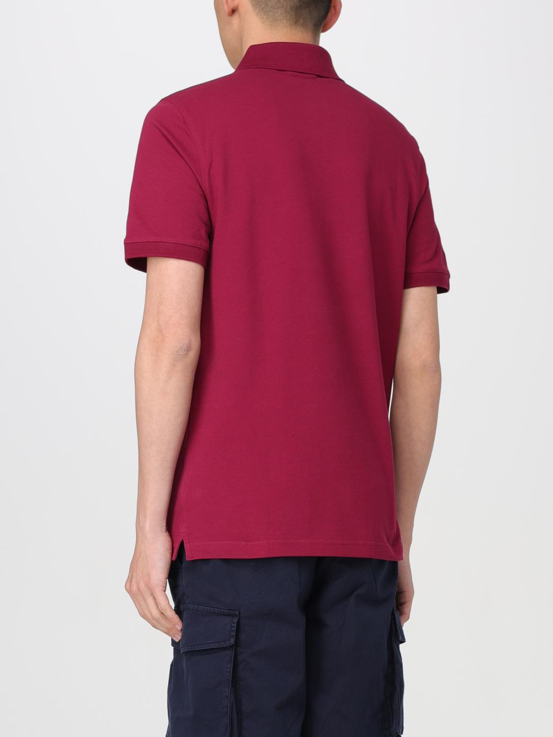 K-WAY POLO: Polo K-Way in piquet di cotone con logo , Rosso - Img 2