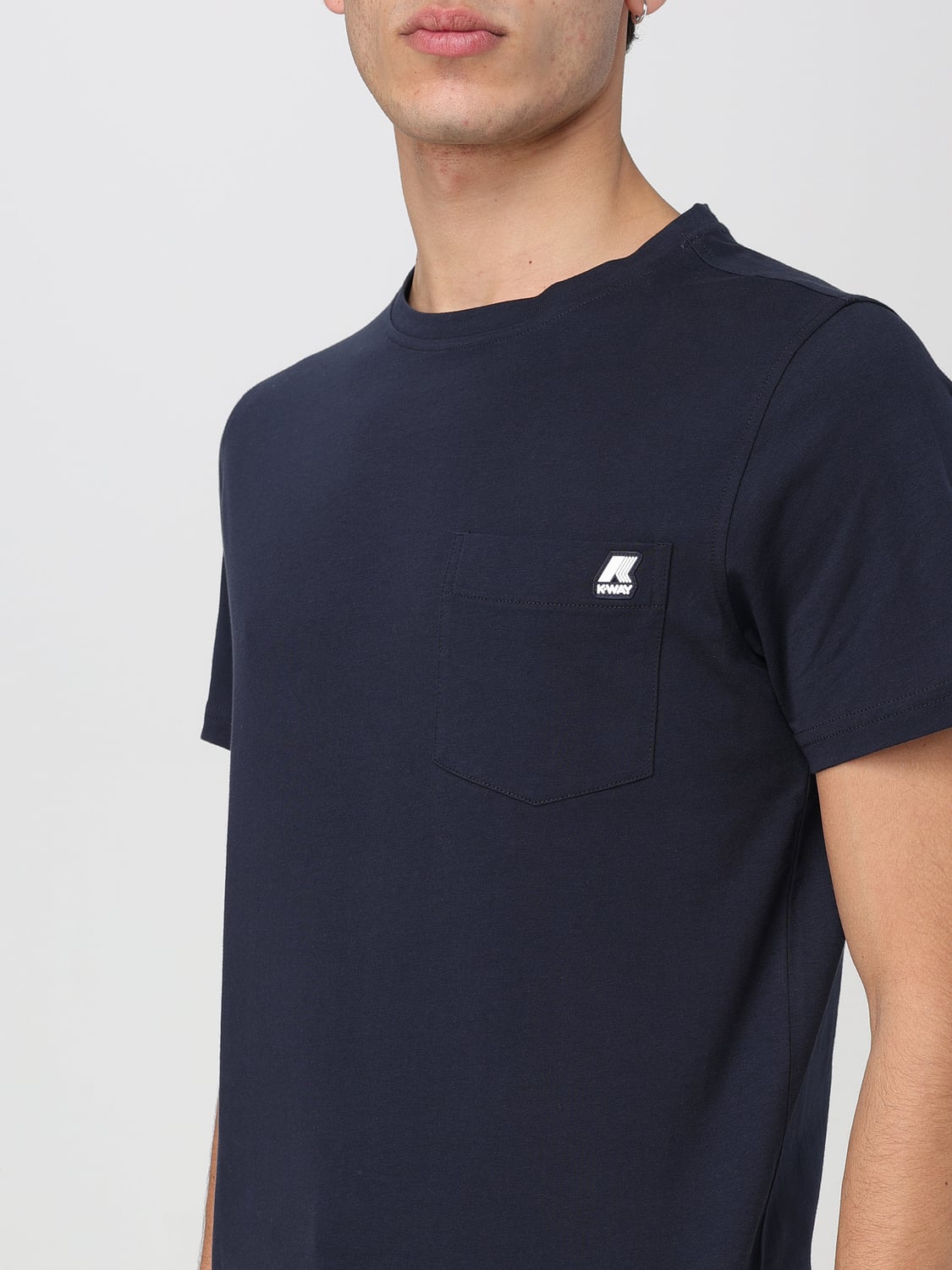 K-WAY Tシャツ: Tシャツ メンズ K-way, ブルー - Img 3