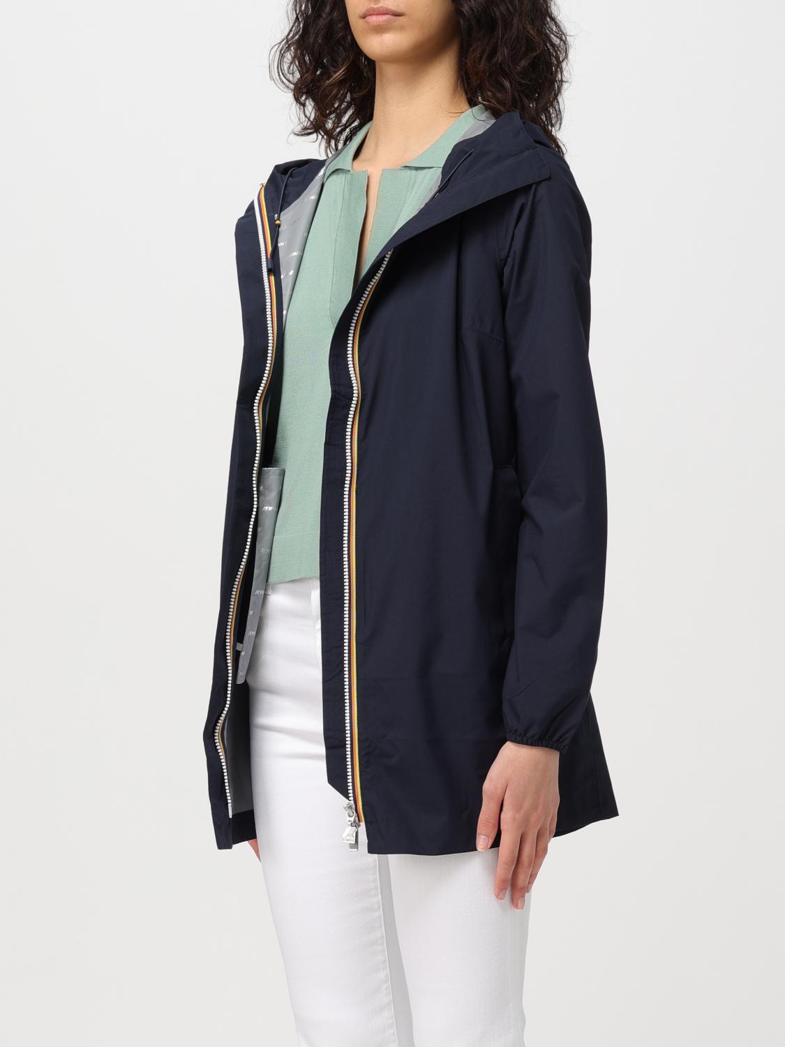 K-WAY CHAQUETA: Chaqueta mujer K-way, Azul Oscuro - Img 3
