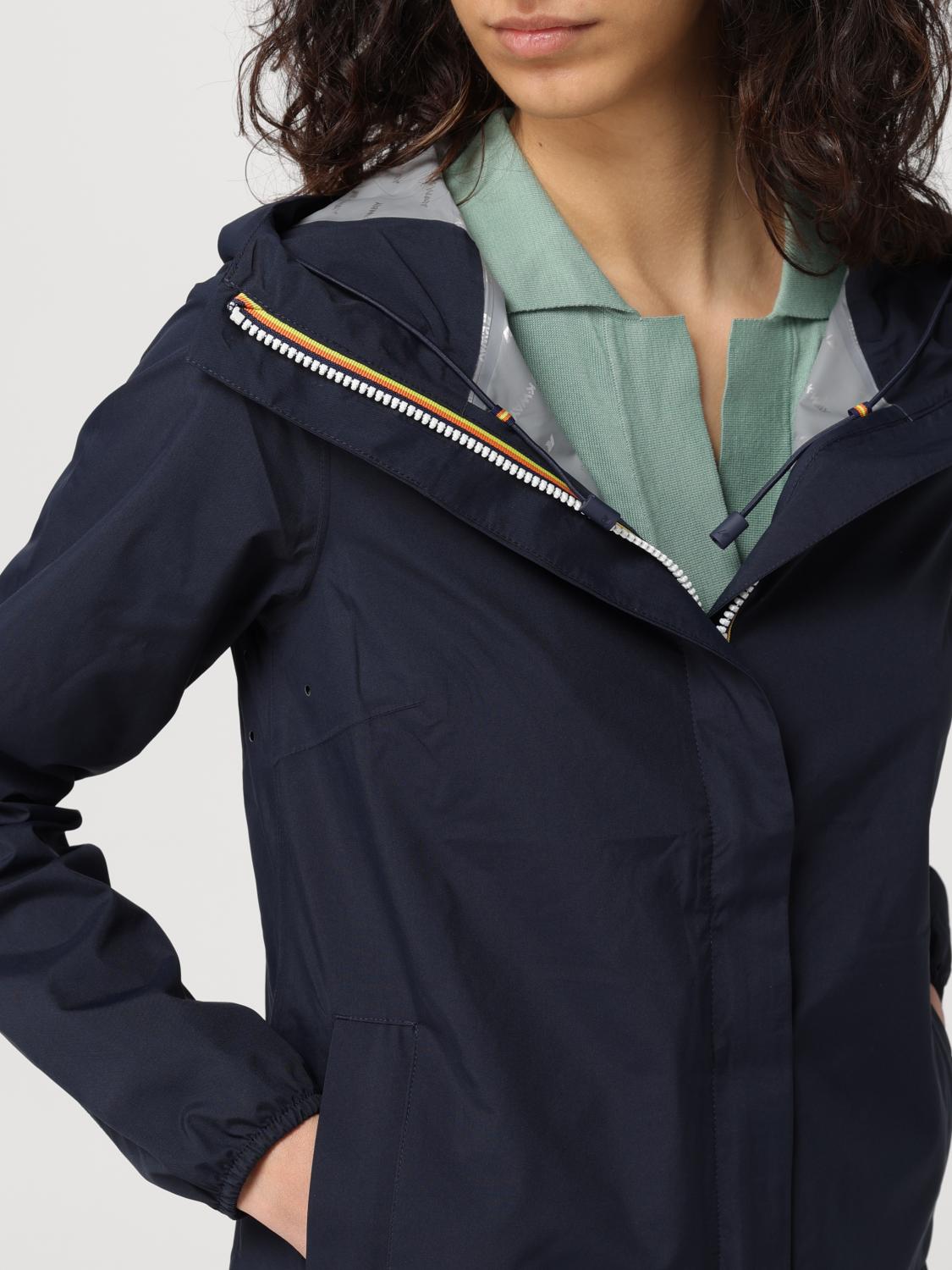 K-WAY CHAQUETA: Chaqueta mujer K-way, Azul Oscuro - Img 4