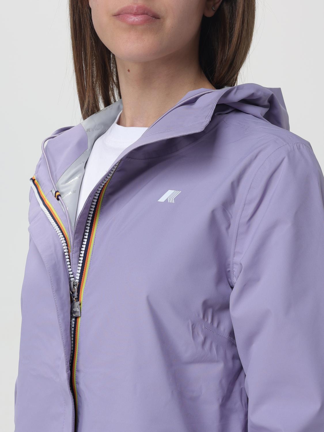 K-WAY CHAQUETA: Chaqueta mujer K-way, Lila - Img 4