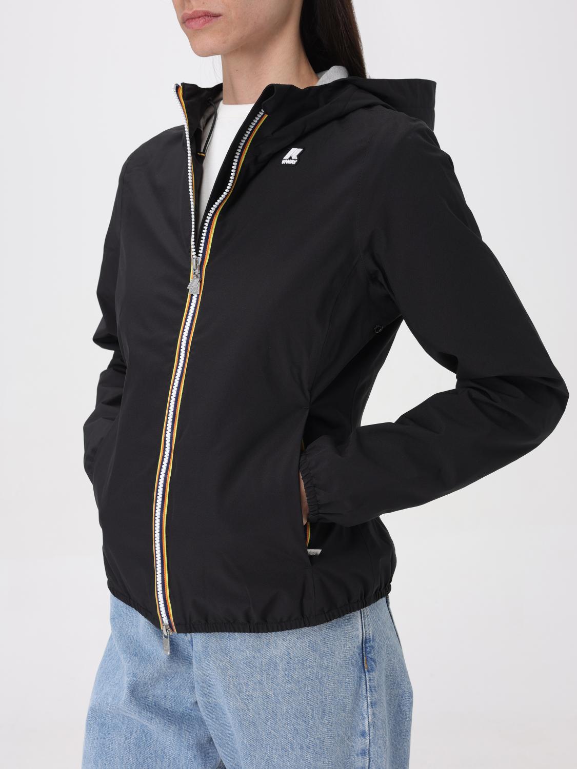 K-WAY CHAQUETA: Chaqueta mujer K-way, Negro - Img 4