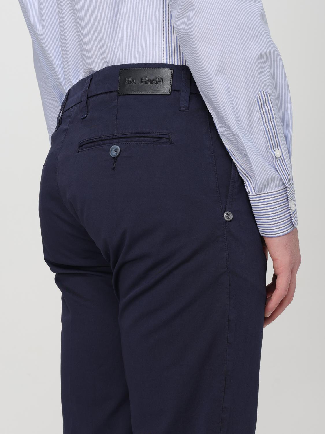 RE-HASH PANTALON: Pantalon homme Re-hash, Bleu - Img 3