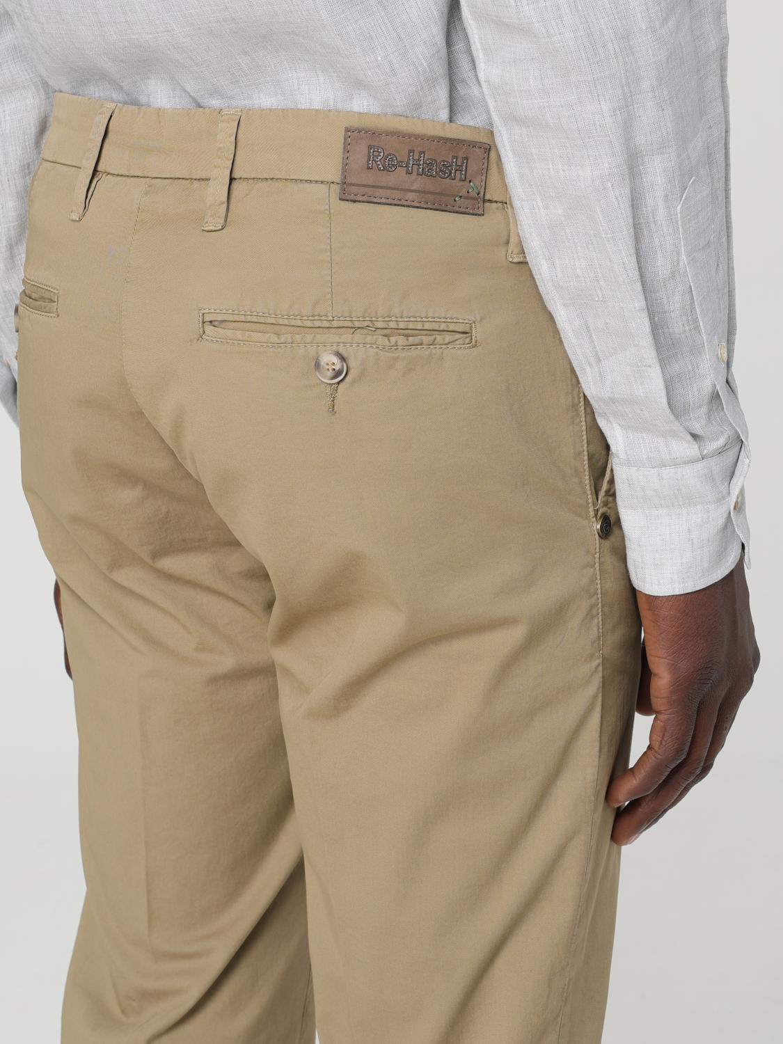 RE-HASH PANTALONI: Pantalone uomo Re-hash, Beige - Img 3