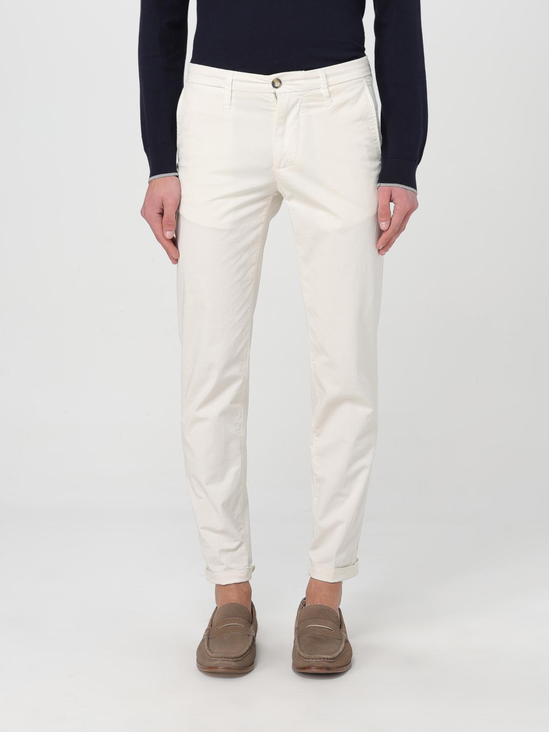 RE-HASH PANTALONI: Pantalone uomo Re-hash, Panna - Img 1