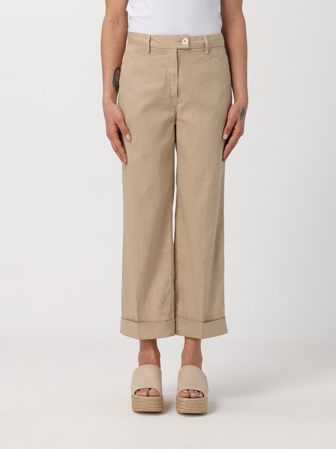 RE-HASH PANTALONI: Pantalone donna Re-hash, Beige - Img 1