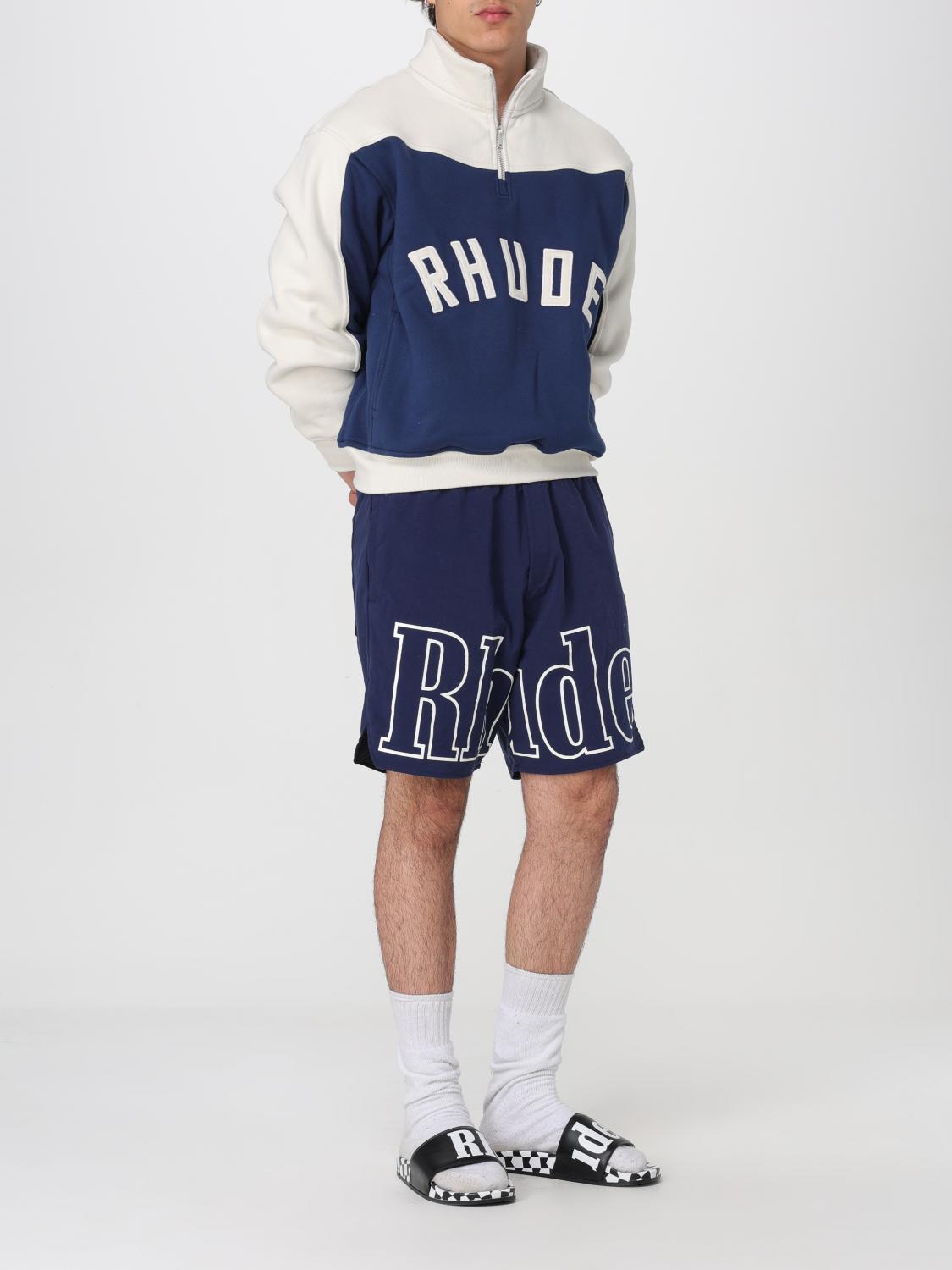 RHUDE SWEATSHIRT: Sweatshirt men Rhude, Blue - Img 2