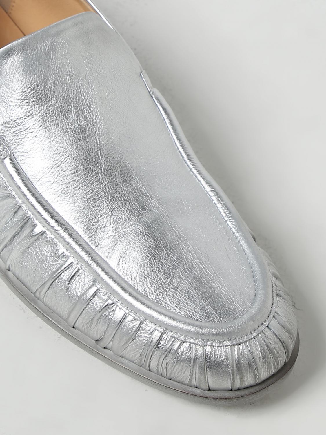 MARSELL メタリックシルバー ローファー MARSÈLL：シューズ レディース Marsell - シルバー | GIGLIO.COM