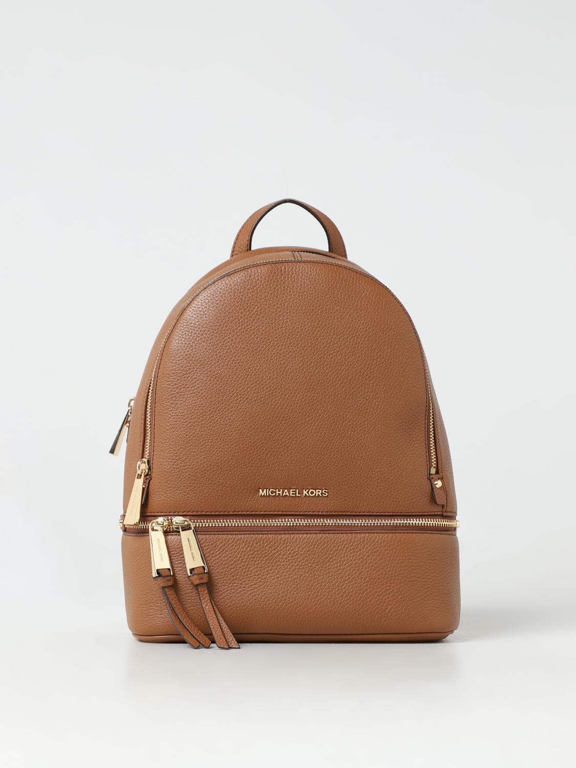 MICHAEL KORS: Michael grained leather backpack - Brown | Michael