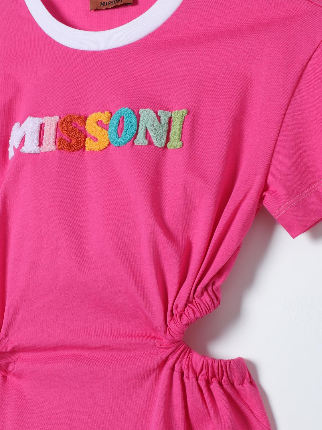 MISSONI KLEID: Kleid kinder Missoni, Pink - Img 3