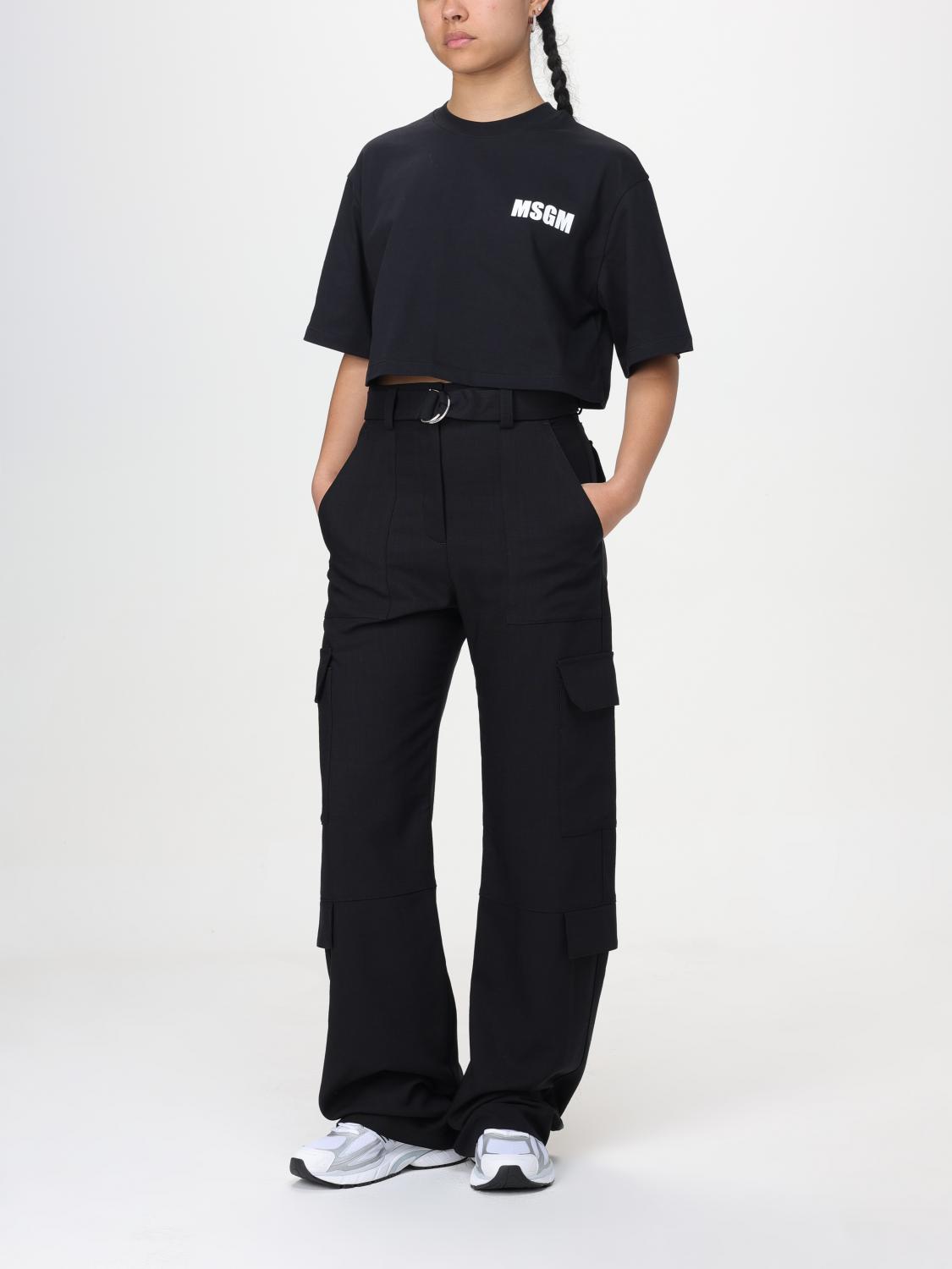 MSGM PANTALONI: Americana mujer MSGM, Negro - Img 2