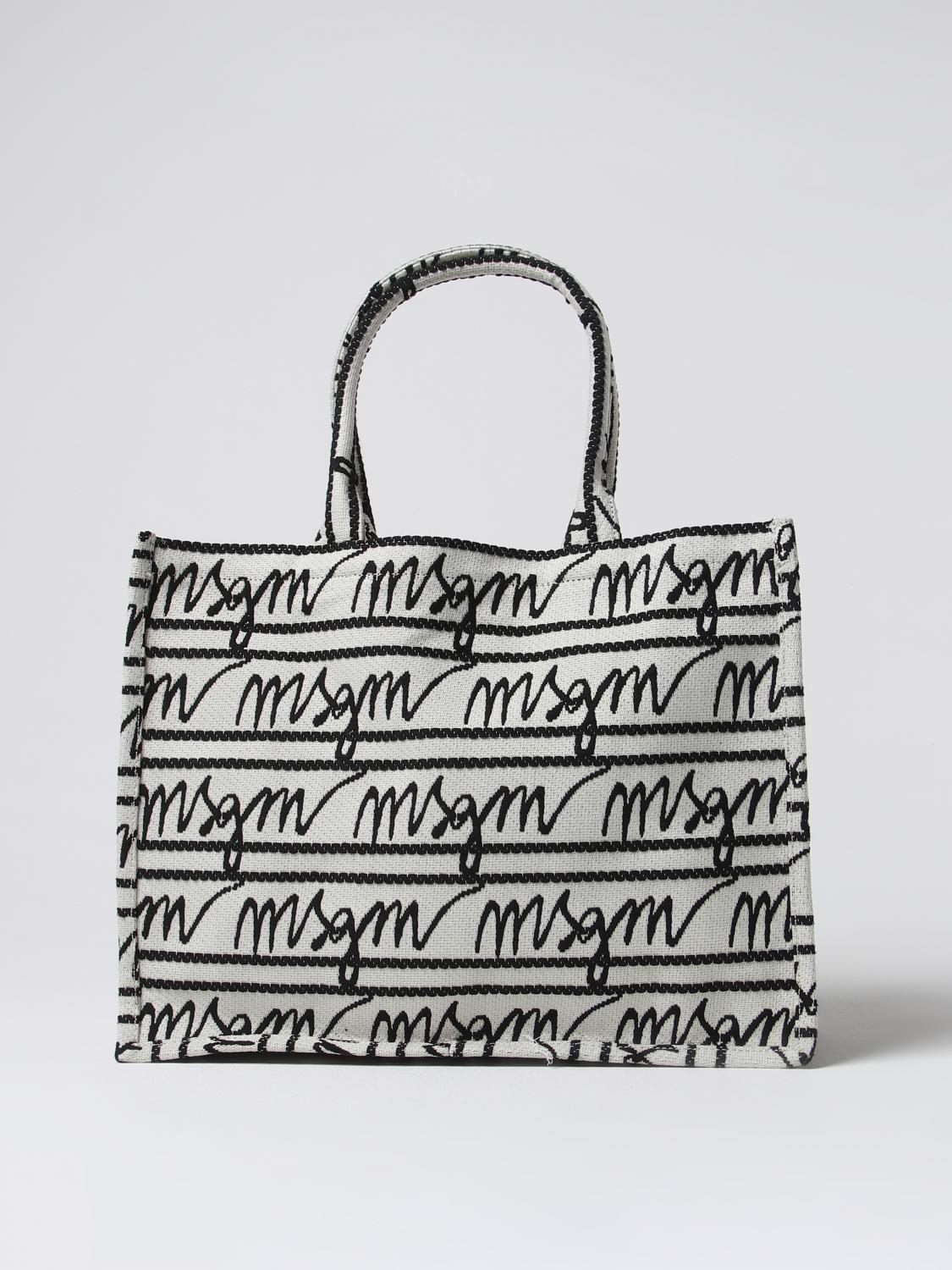 MSGM: Shoulder bag woman - Black | MSGM tote bags