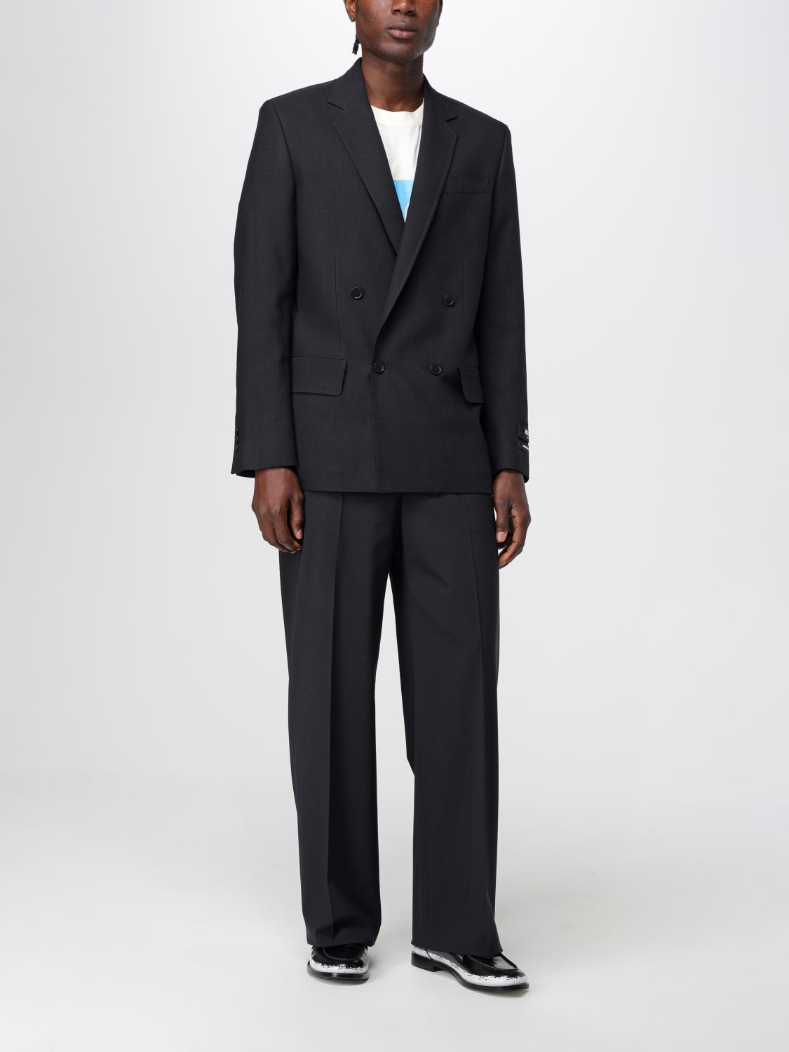 MSGM 西装外套: 西服外套 男士 MSGM, 黑色 - Img 2