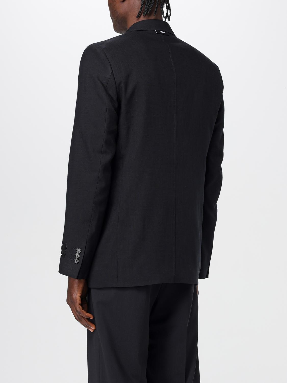 MSGM 西装外套: 西服外套 男士 MSGM, 黑色 - Img 3