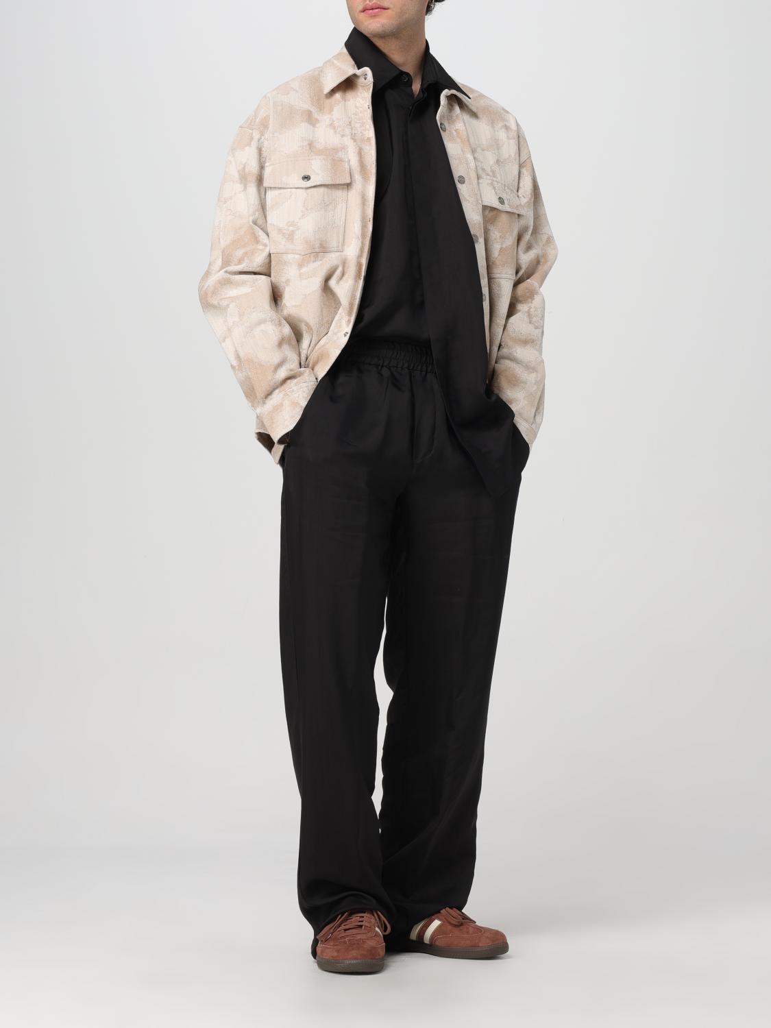 MSGM 裤子: 裤子 男士 MSGM, 黑色 - Img 2