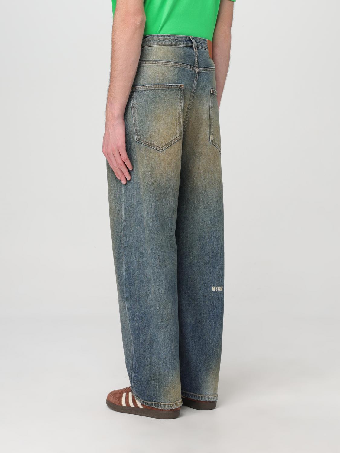 MSGM JEANS: Jeans men MSGM, Sand - Img 3