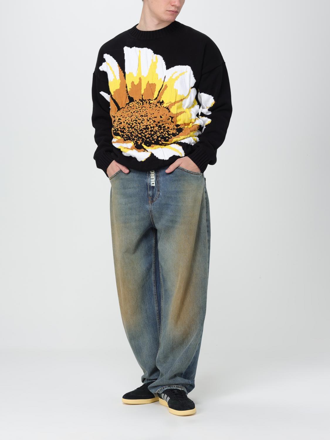 MSGM SWEATER: Sweater men MSGM, Black - Img 2
