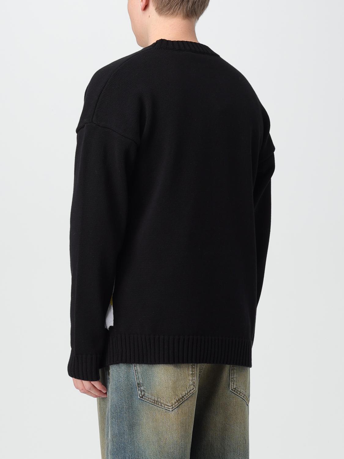 MSGM SWEATER: Sweater men MSGM, Black - Img 3