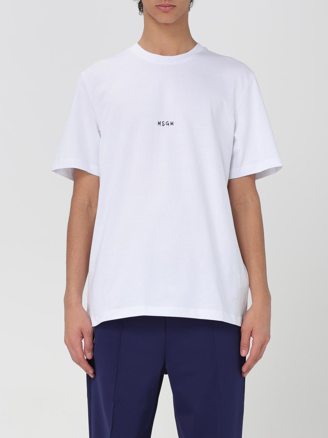 MSGM CAMISETA: Camiseta hombre MSGM, Blanco - Img 1