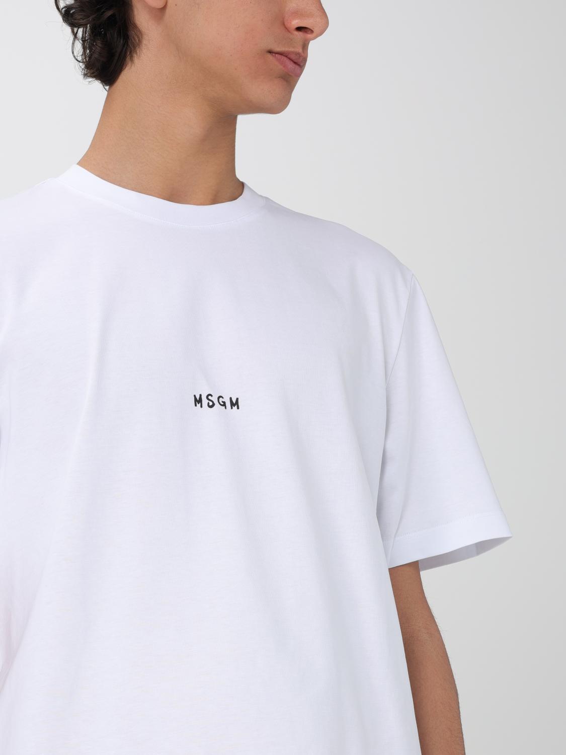 MSGM CAMISETA: Camiseta hombre MSGM, Blanco - Img 3