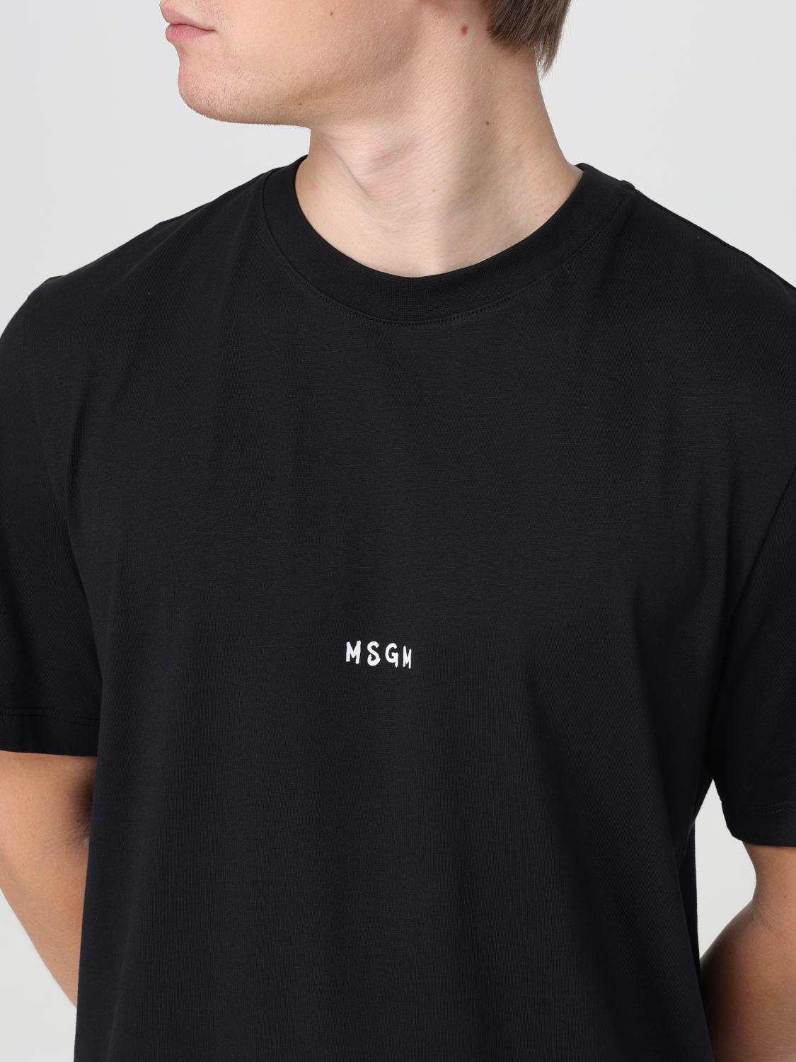 MSGM T-SHIRT: T-shirt men MSGM, Black - Img 3