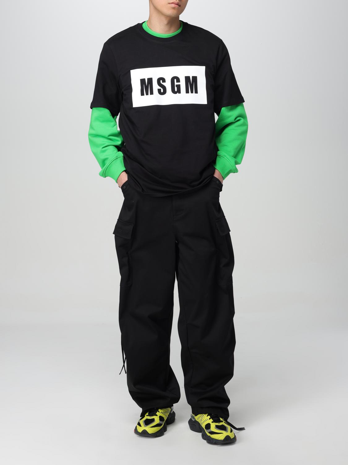 MSGM SWEATSHIRT: Sweatshirt men MSGM, Green - Img 2