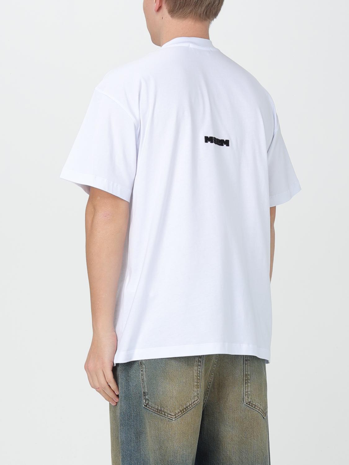 MSGM CAMISETA: Camiseta hombre MSGM, Blanco - Img 3